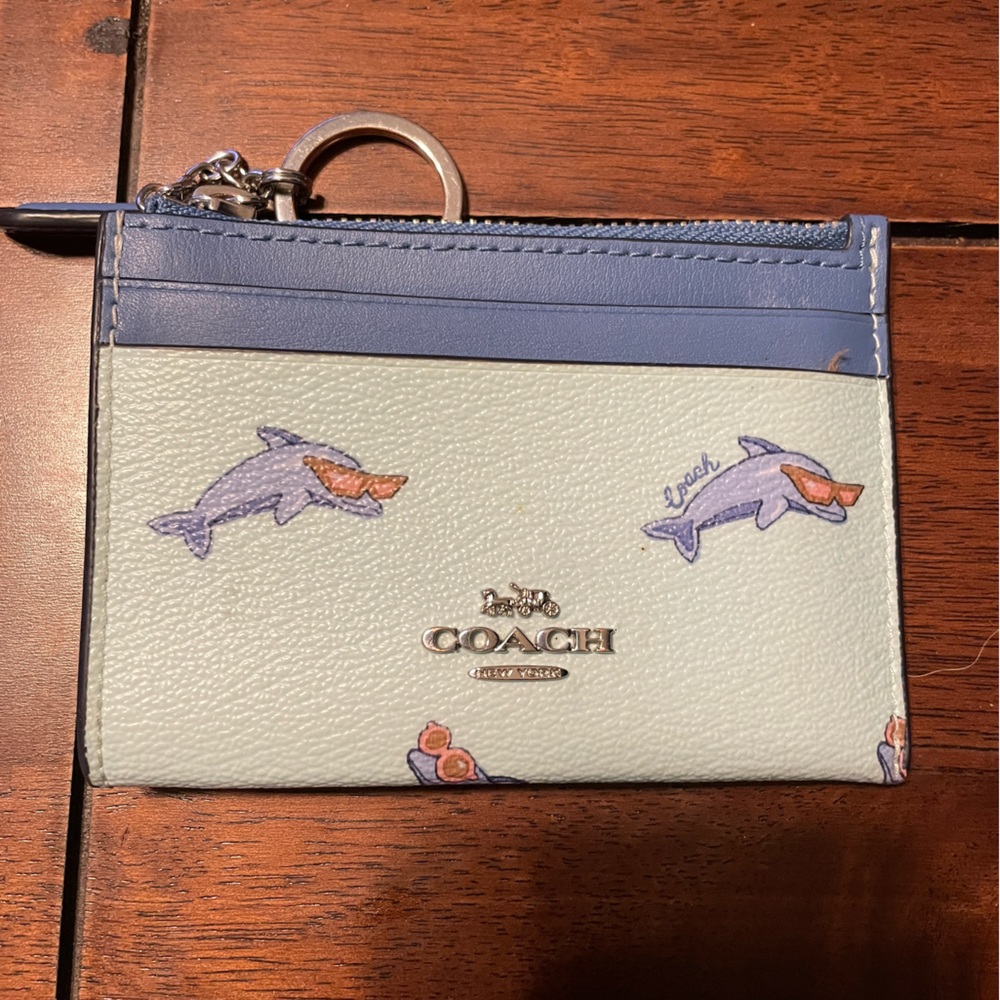 Coach keychain wallet